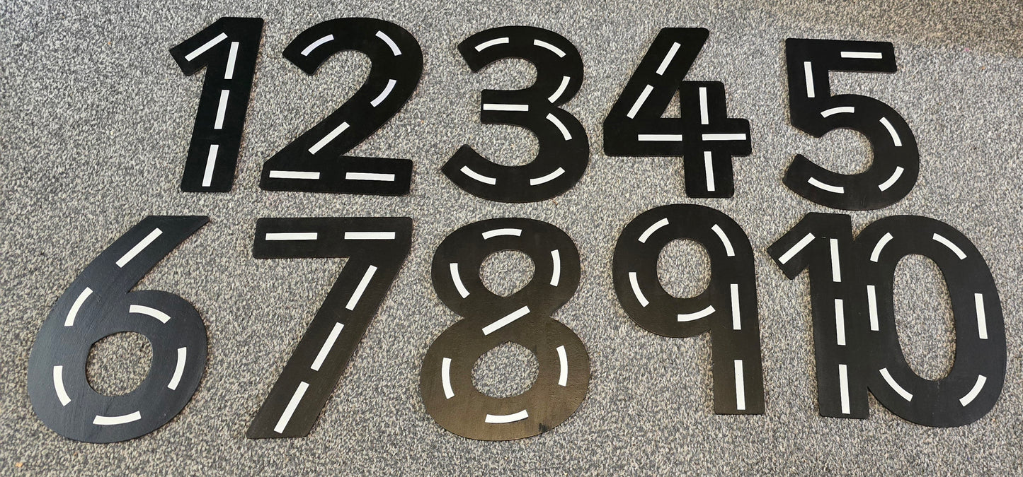Road Track numbers