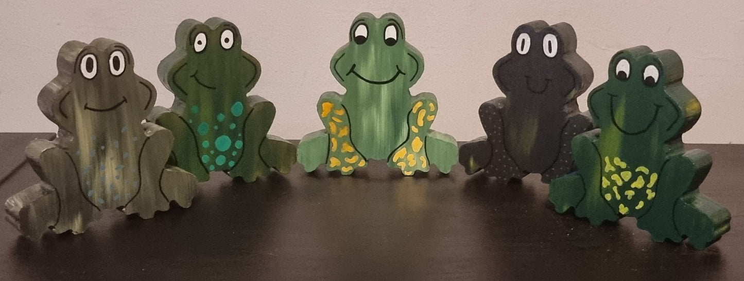 5 Little speckled frogs