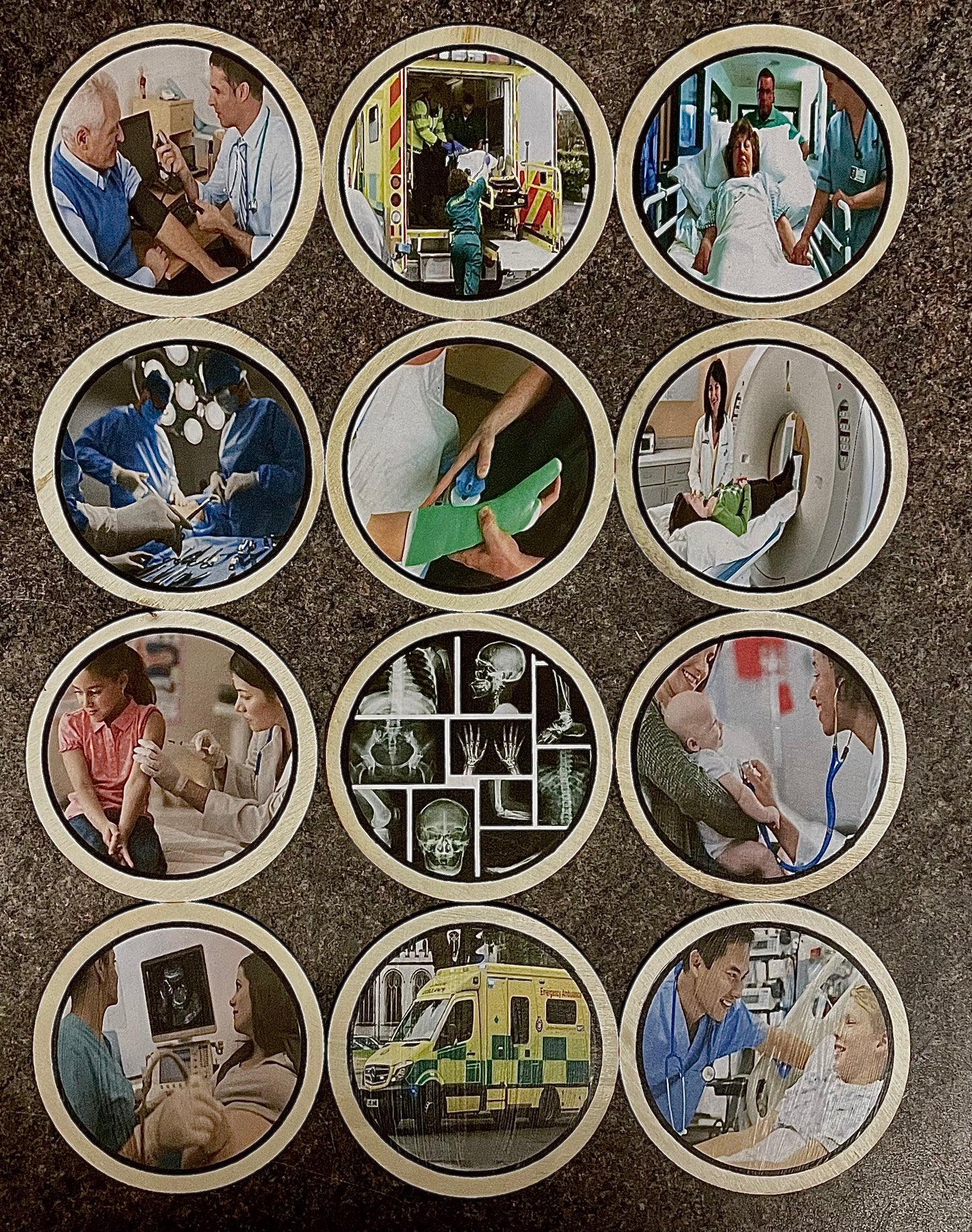 Emergency services learning disks