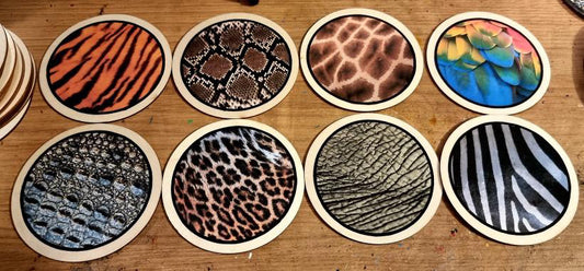 Animal Print Learning Disks