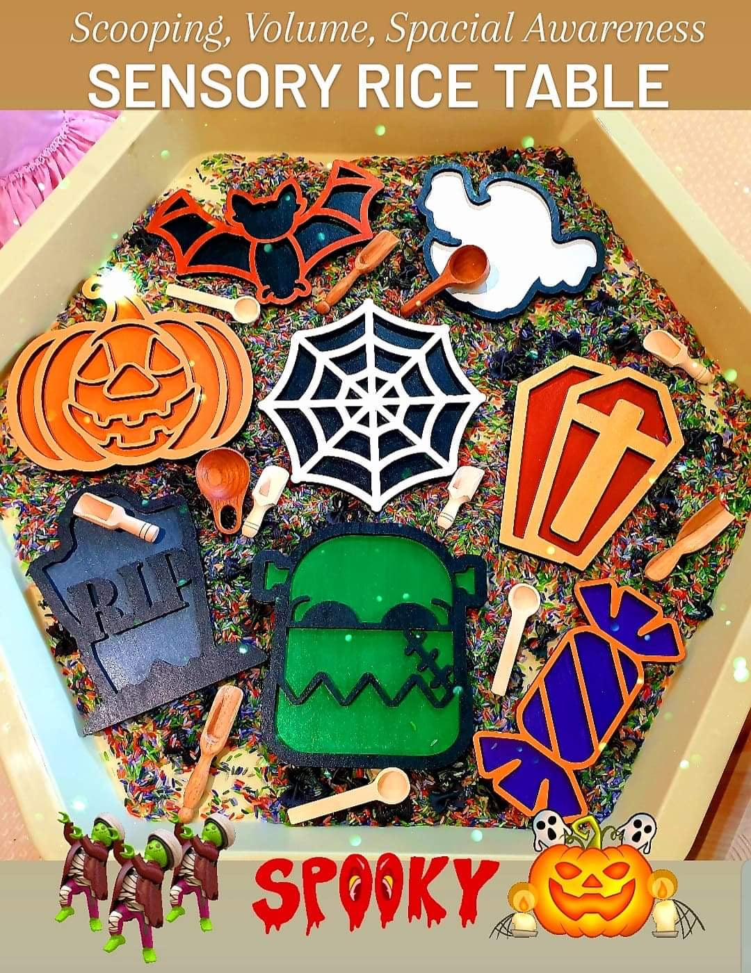 Halloween tinker trays