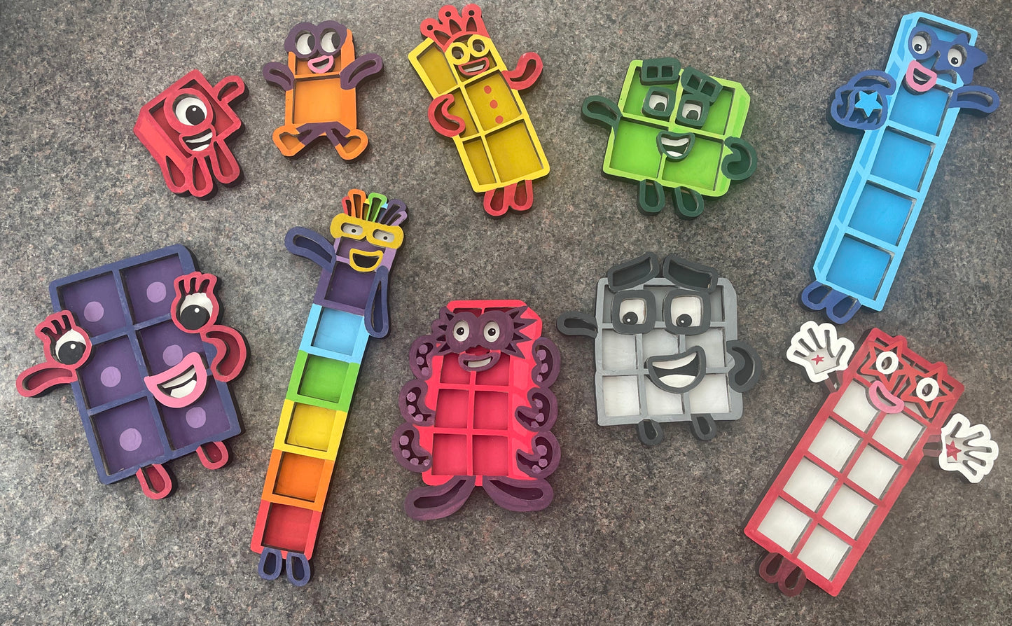 Numberblocks Tinker Trays