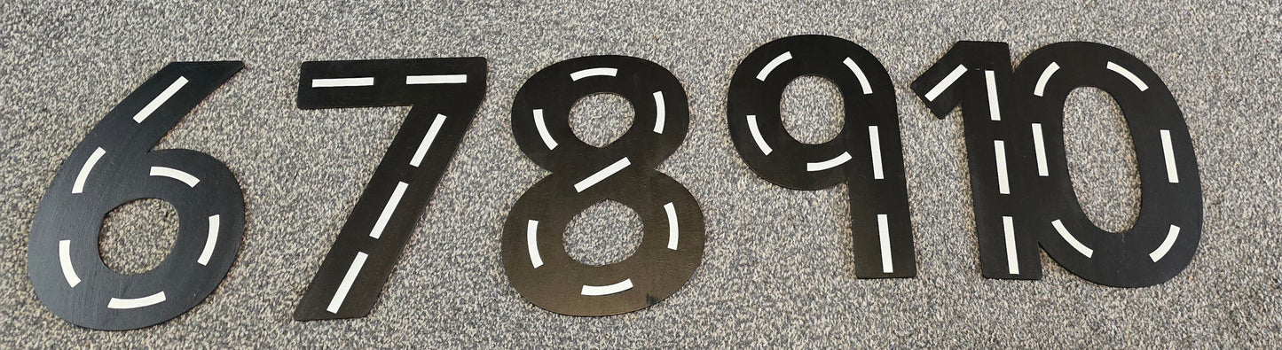 Road Track numbers