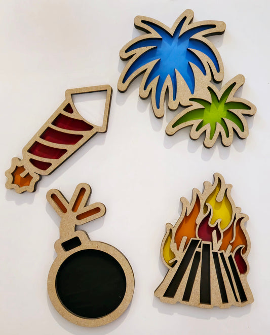 Fireworks Tinker Tray Set
