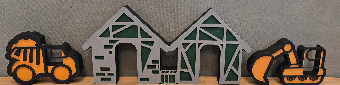 Town Buildings & Vehicle's