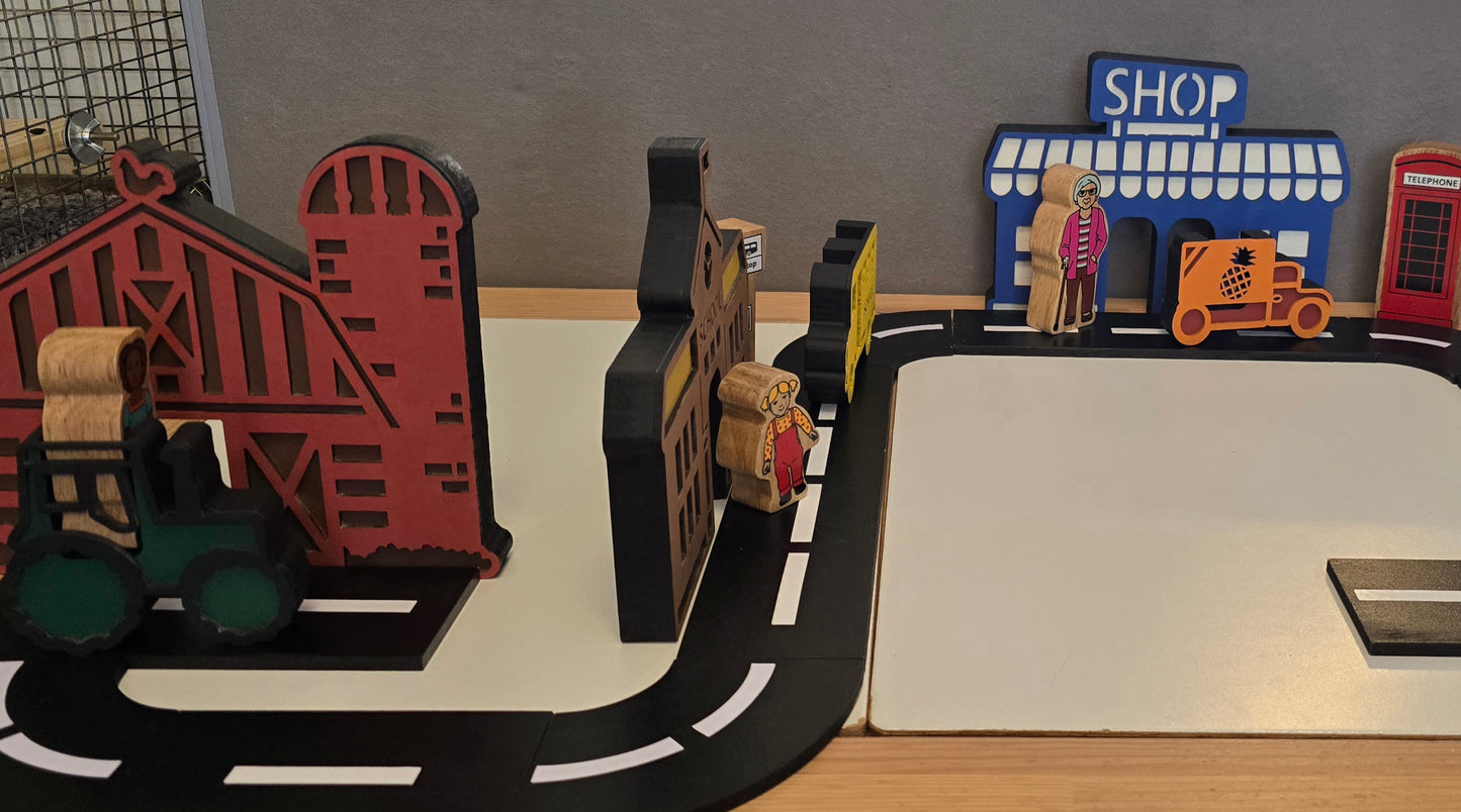 Town Buildings & Vehicle's