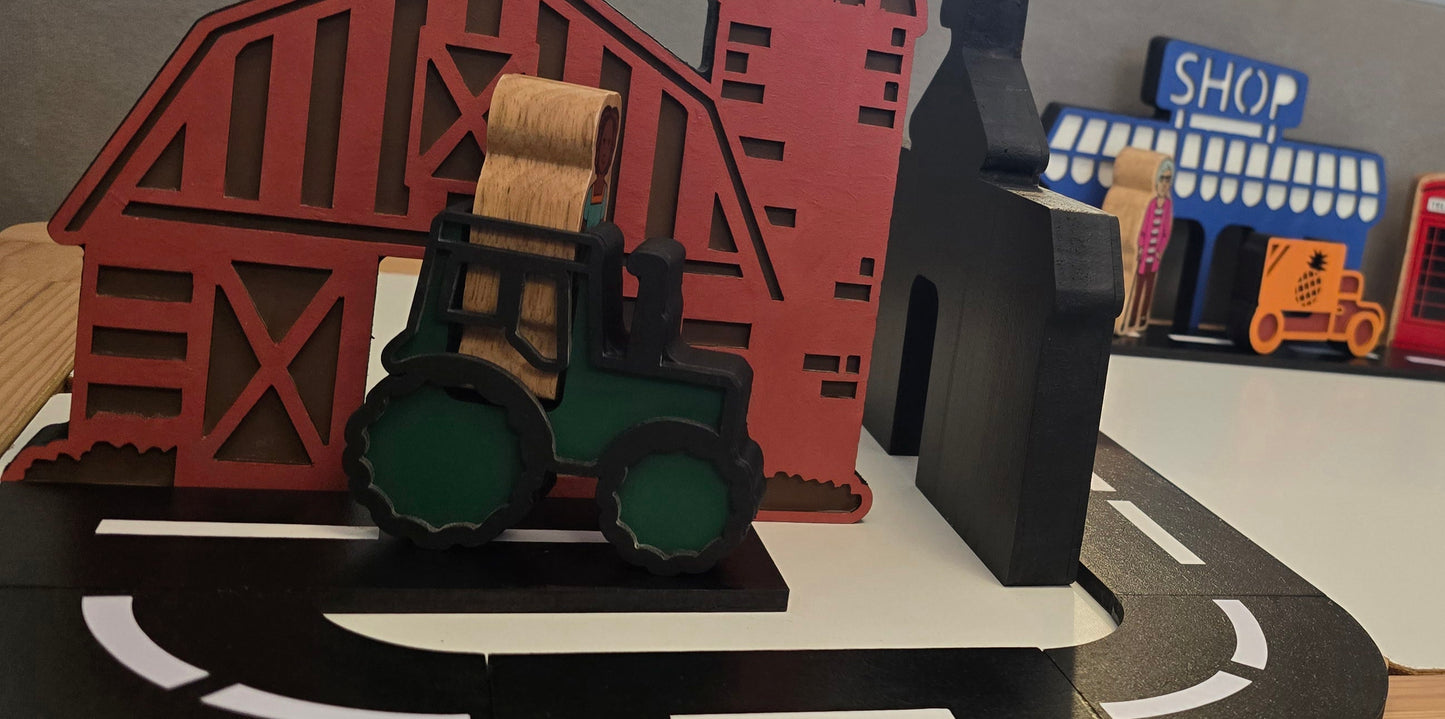 Town Buildings & Vehicle's