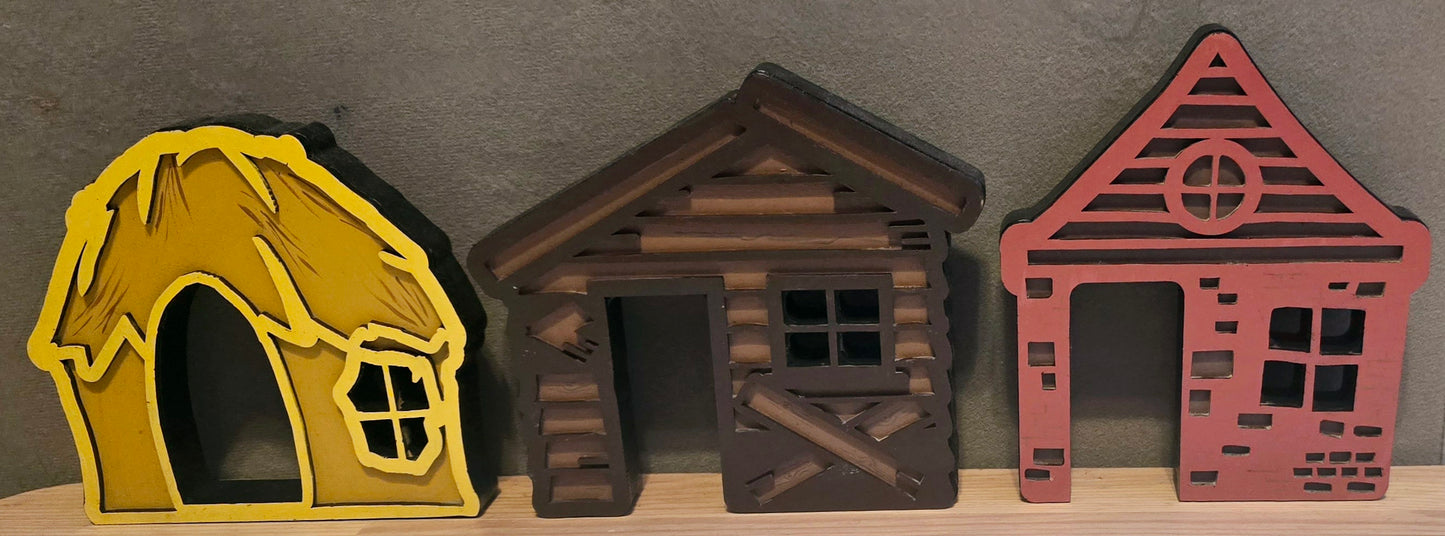 3 Little Pig Houses