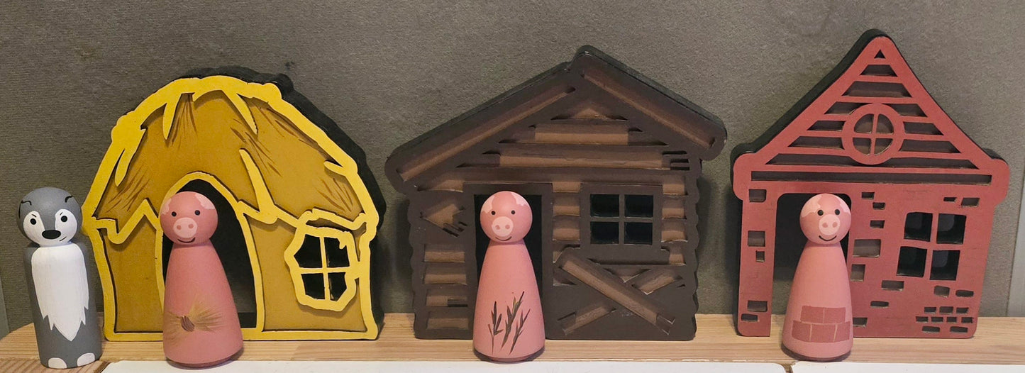 3 Little Pig Houses