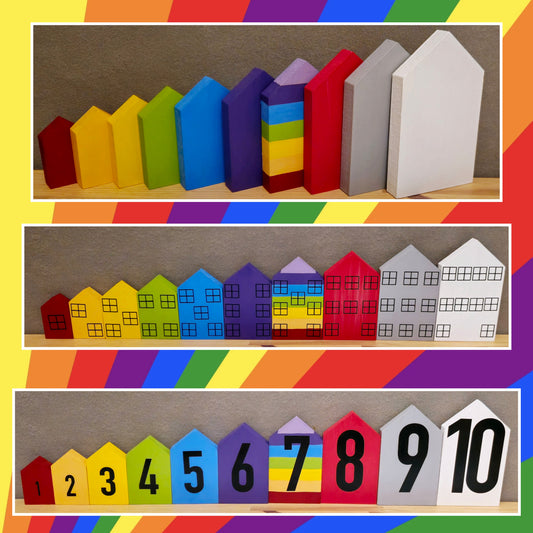 Numberblock Ascending Houses