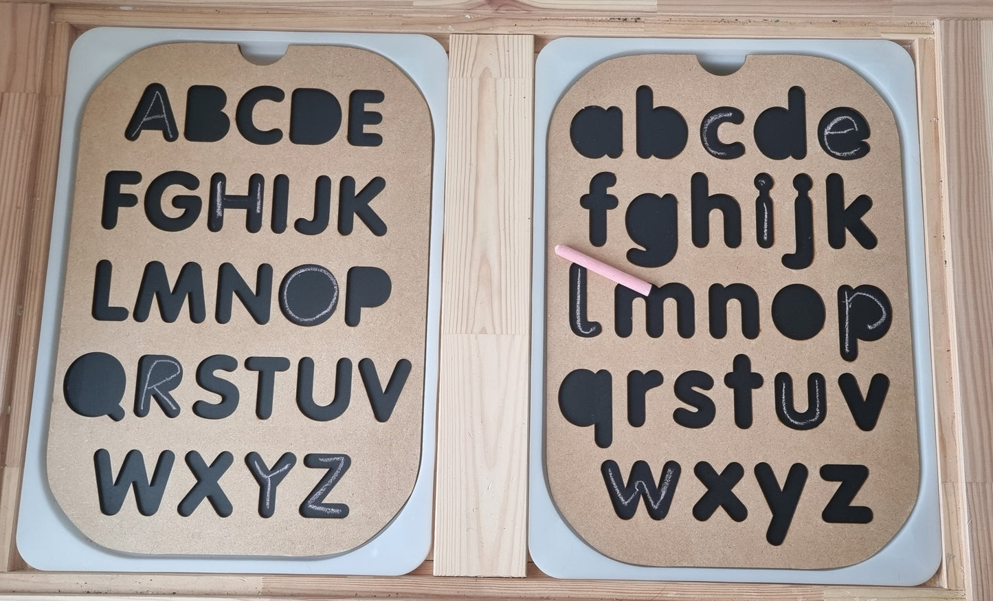 Alphabet and Numbers flisat table insert