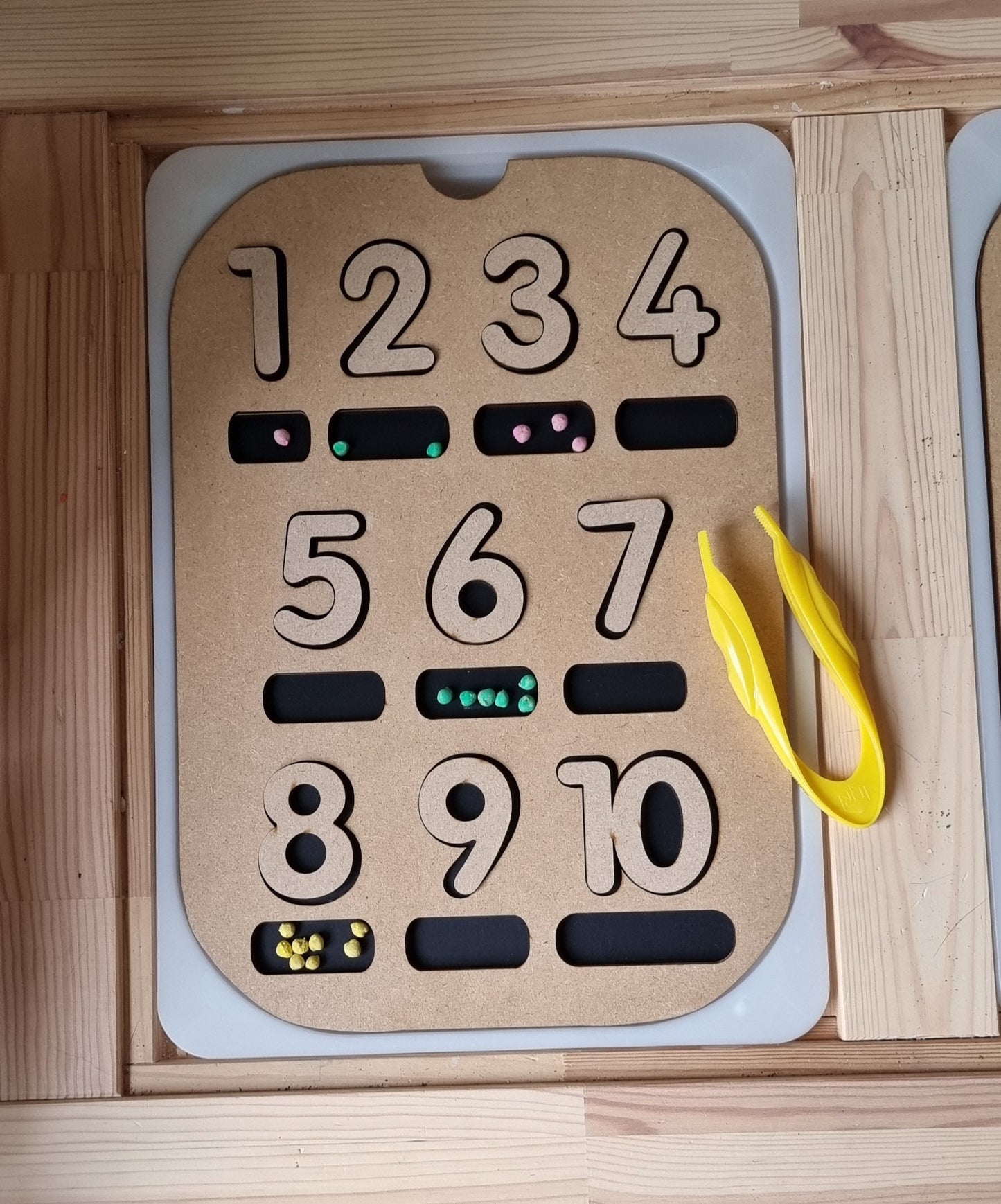 Alphabet and Numbers flisat table insert