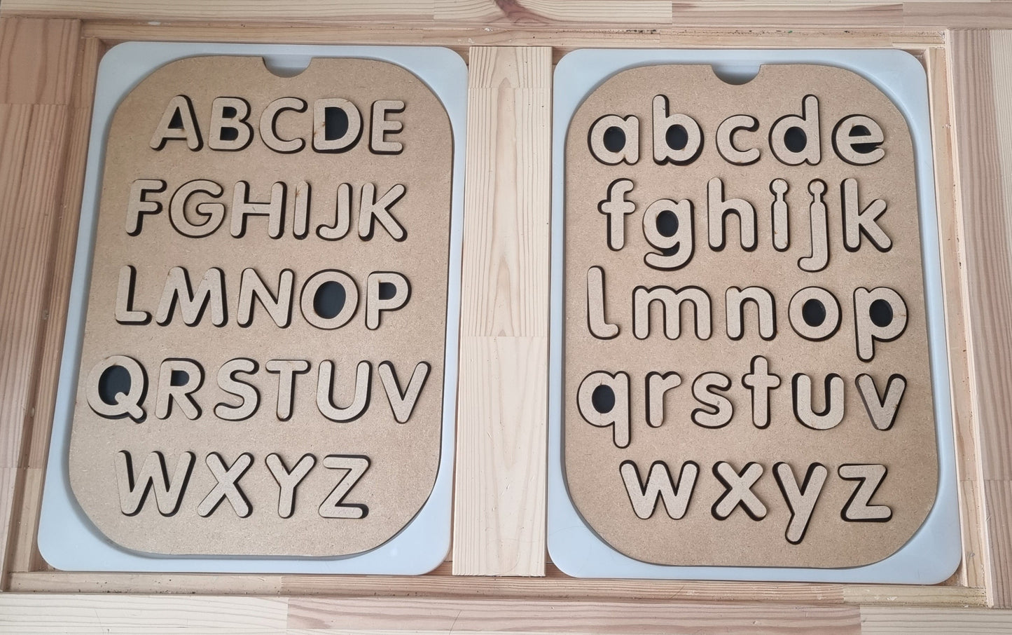 Alphabet and Numbers flisat table insert