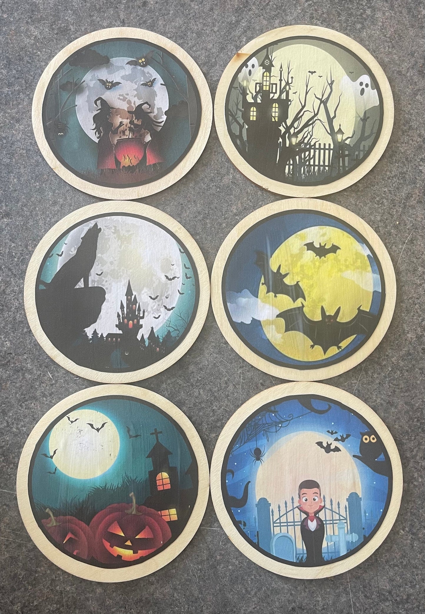 Halloween learning disks