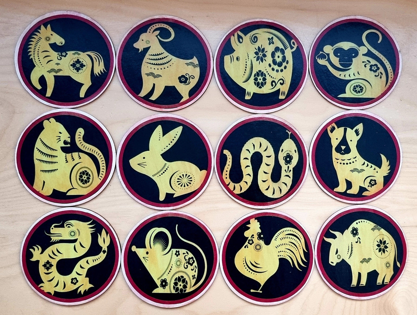 Chinese zodiac Learning disks