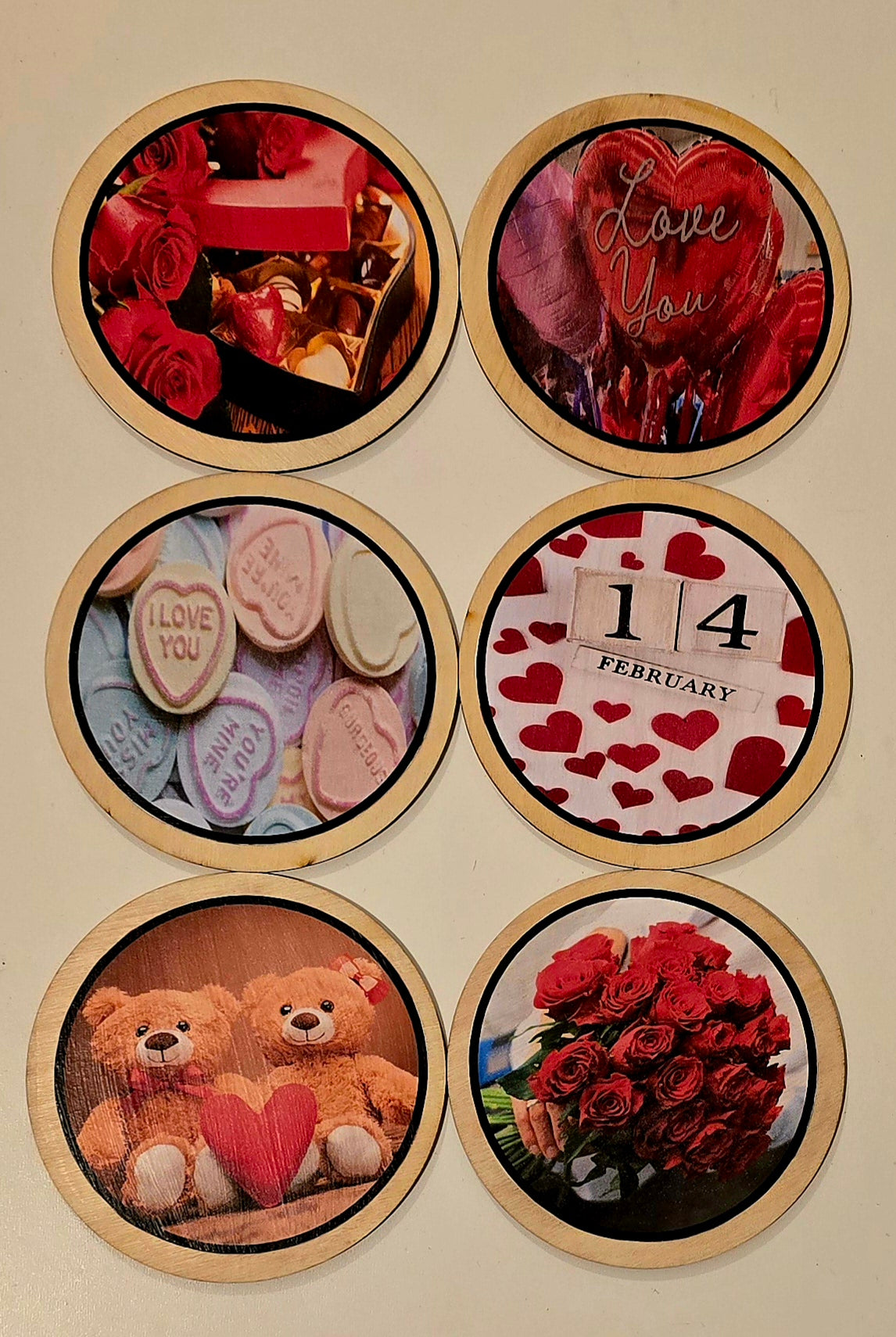 Valentines day Learning Disks