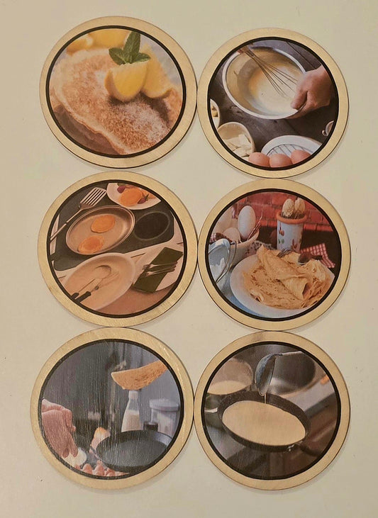 Circle Pancake Day Learning Disks