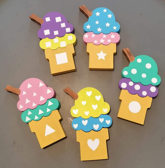 Ice-cream Shape Matching Game